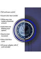 Memphis Grizzlies Retro Neon Wall Clock