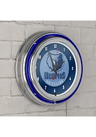 Memphis Grizzlies Retro Neon Wall Clock