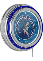 Minnesota Timberwolves Retro Neon Wall Clock
