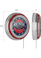 New Orleans Pelicans Retro Neon Wall Clock