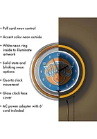 New York Knicks Retro Neon Wall Clock