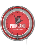Portland Trail Blazers Retro Neon Wall Clock