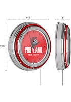 Portland Trail Blazers Retro Neon Wall Clock
