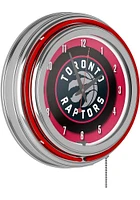 Toronto Raptors Retro Neon Wall Clock