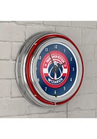 Washington Wizards Retro Neon Wall Clock