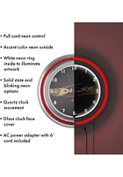 Anaheim Ducks Retro Neon Wall Clock