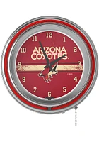 Arizona Coyotes Retro Neon Wall Clock