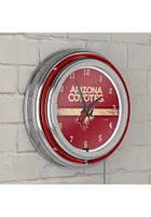 Arizona Coyotes Retro Neon Wall Clock