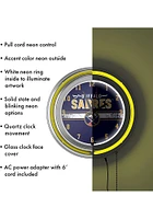 Buffalo Sabres Retro Neon Wall Clock