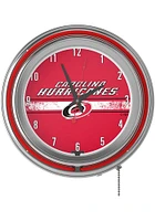 Carolina Hurricanes Retro Neon Wall Clock