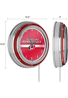 Carolina Hurricanes Retro Neon Wall Clock