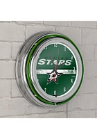 Dallas Stars Retro Neon Wall Clock