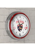 Florida Panthers Retro Neon Wall Clock