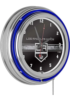 Los Angeles Kings Retro Neon Wall Clock