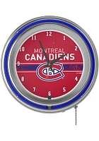 Montreal Canadiens Retro Neon Wall Clock