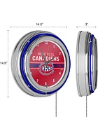Montreal Canadiens Retro Neon Wall Clock