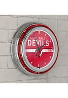 New Jersey Devils Retro Neon Wall Clock