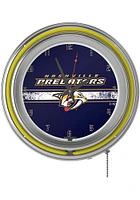 Nashville Predators Retro Neon Wall Clock