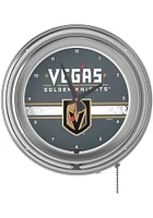Vegas Golden Knights Retro Neon Wall Clock