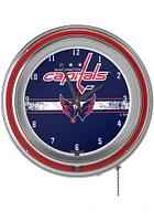 Washington Capitals Retro Neon Wall Clock