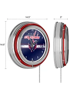 Washington Capitals Retro Neon Wall Clock
