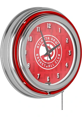 Atlanta Hawks City Retro Neon Wall Clock