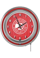 Atlanta Hawks City Retro Neon Wall Clock