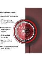 Atlanta Hawks City Retro Neon Wall Clock