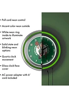 Boston Celtics City Retro Neon Wall Clock