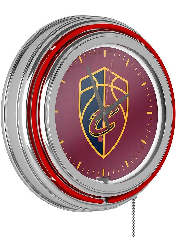 Cleveland Cavaliers City Retro Neon Wall Clock