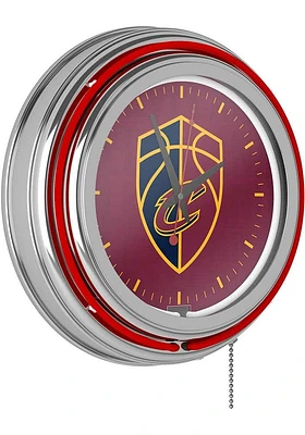 Cleveland Cavaliers City Retro Neon Wall Clock