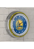 Golden State Warriors City Retro Neon Wall Clock