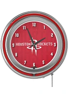 Houston Rockets City Retro Neon Wall Clock