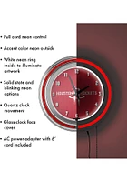 Houston Rockets City Retro Neon Wall Clock