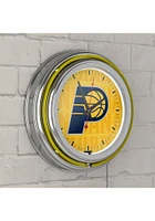 Indiana Pacers City Retro Neon Wall Clock