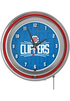 Los Angeles Clippers City Retro Neon Wall Clock