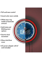 Los Angeles Clippers City Retro Neon Wall Clock