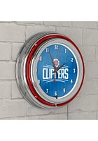 Los Angeles Clippers City Retro Neon Wall Clock