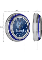 Memphis Grizzlies City Retro Neon Wall Clock