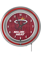 Miami Heat City Retro Neon Wall Clock
