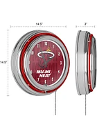 Miami Heat City Retro Neon Wall Clock