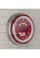 Miami Heat City Retro Neon Wall Clock