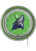 Minnesota Timberwolves City Retro Neon Wall Clock