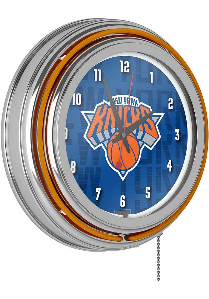 New York Knicks City Retro Neon Wall Clock