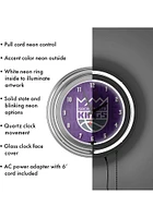 Sacramento Kings City Retro Neon Wall Clock