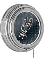 San Antonio Spurs City Retro Neon Wall Clock