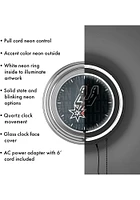 San Antonio Spurs City Retro Neon Wall Clock