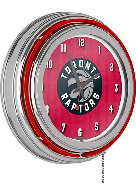 Toronto Raptors City Retro Neon Wall Clock