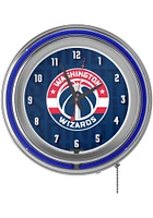 Washington Wizards City Retro Neon Wall Clock