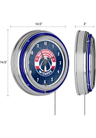Washington Wizards City Retro Neon Wall Clock